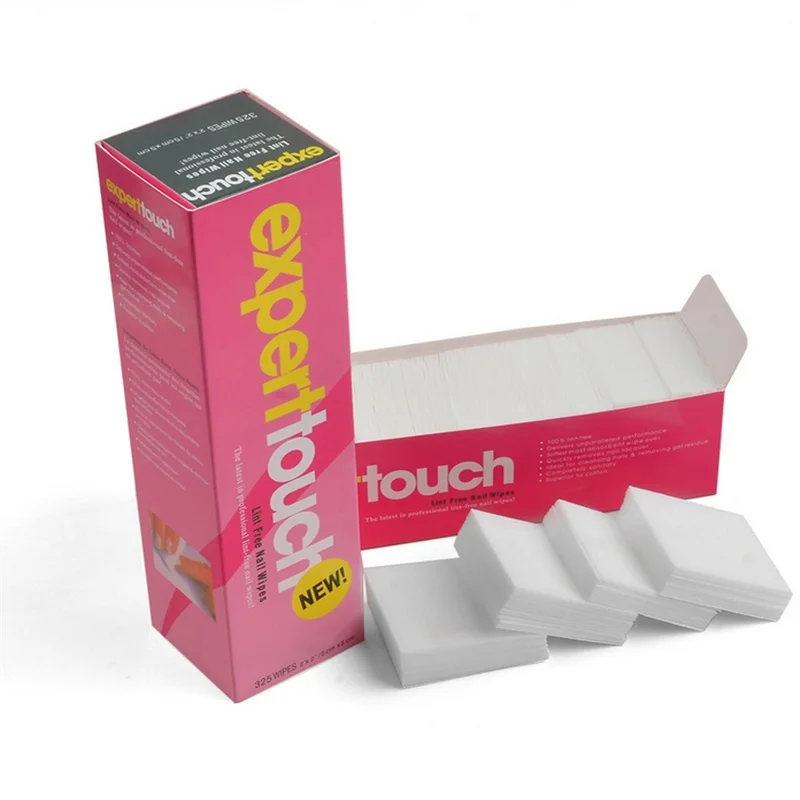 1PC 325pcs Lint-Free Nail Wipe Manicure Tool Cotton Pad Nail Polish Remover Wipes Napkins For Nail Art Gel Polish Remover