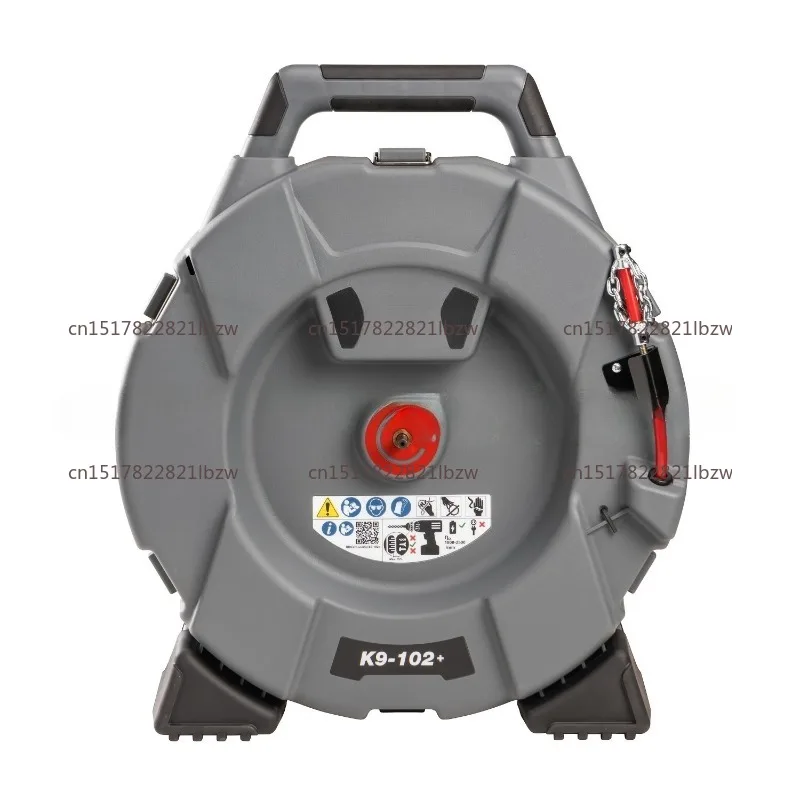 Commercial Electric Drain Cleaner Flexible Shaft Sewer Snake Machine for Grease Clogged Pipes Anti-Tangle Cable Free Shipp