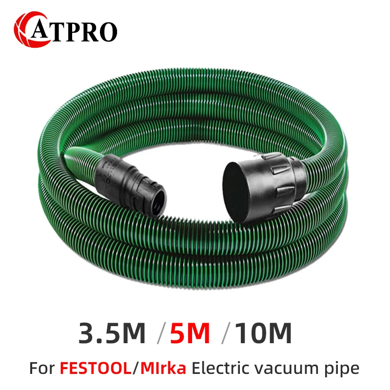 

For Festool MIRKA Vacuum Cleaner Electric Hose 3.5M/5M/10M Electrostatic Dust Pipe Dust Bucket Accessories