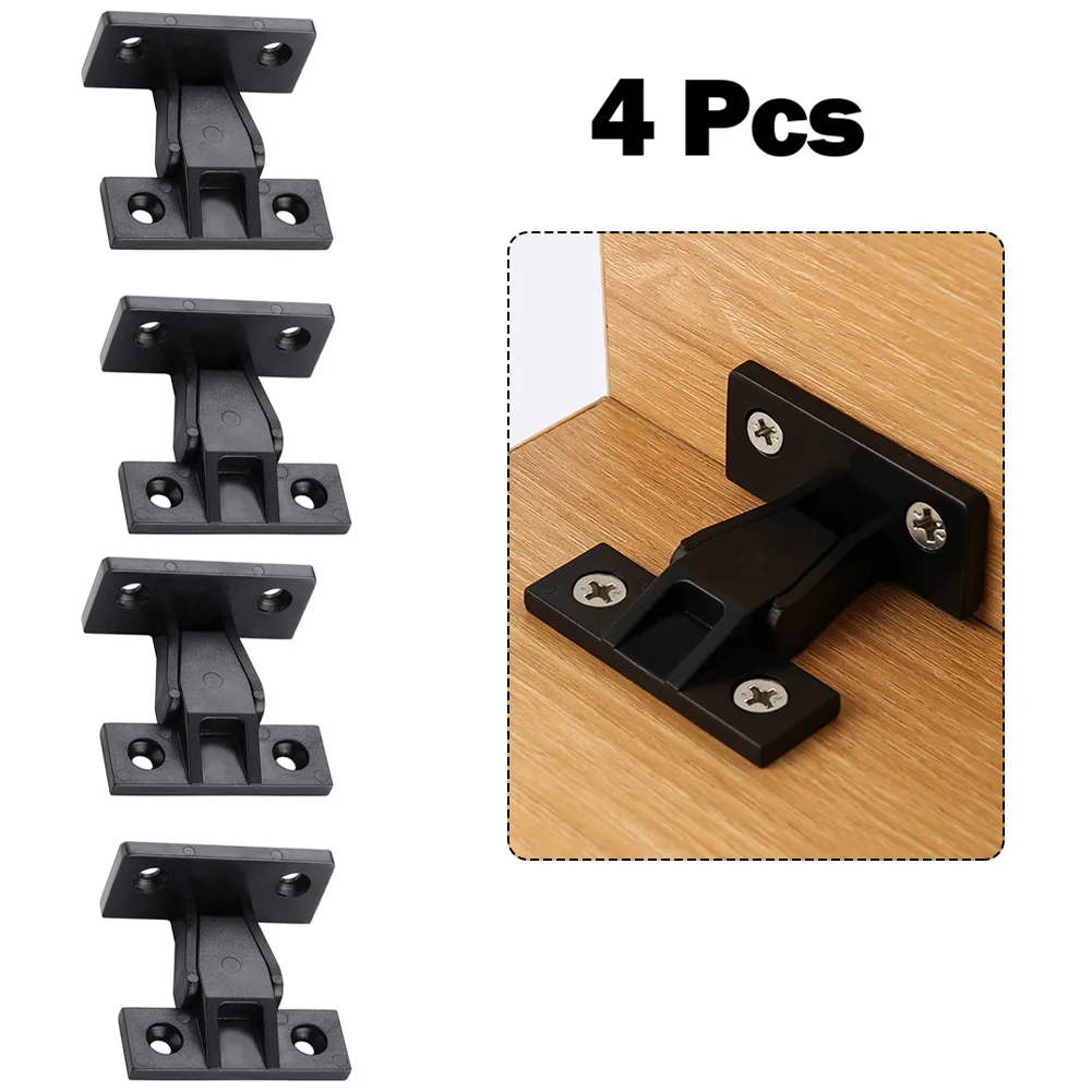 4 Pack Push In Fittings Press Fit Panel Clips Kitchen Plinth Fasteners Plastic Connection Fasteners Hardware