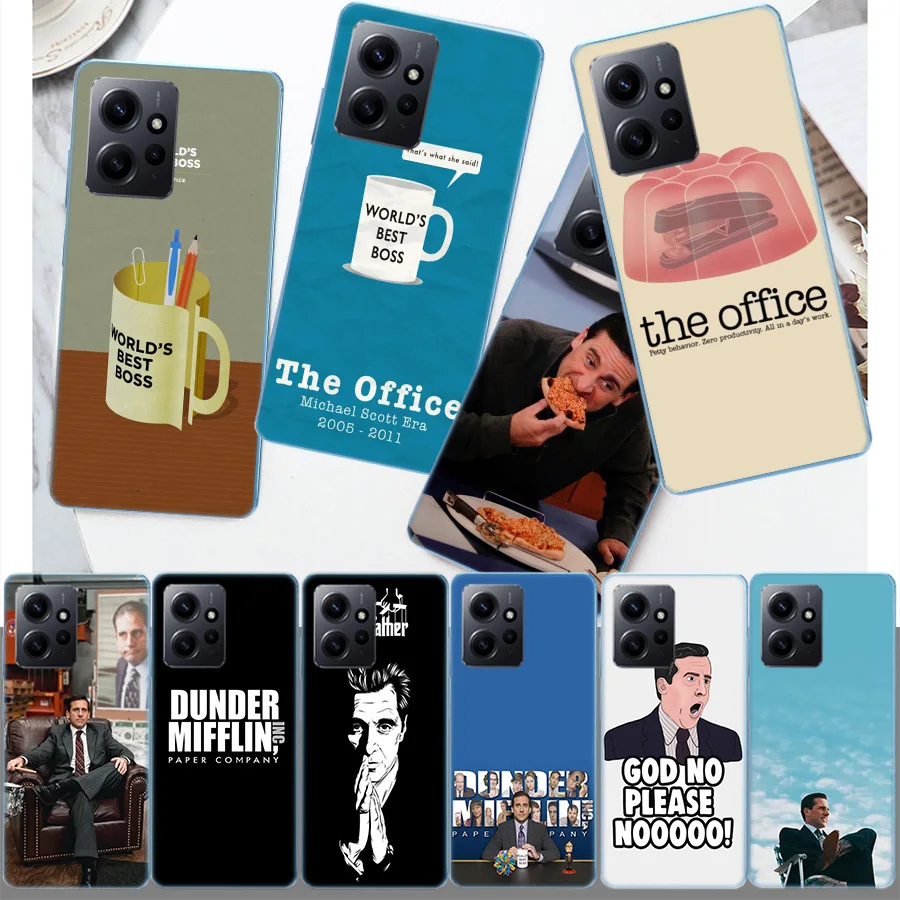 The Office Dunder Mifflin Cover Case For Xiaomi Redmi Note 13 5G Plus 12 12C 10 10A 10C 10X 9 9A 8 8A K60 K70 K20 Pro Phone 7 7A