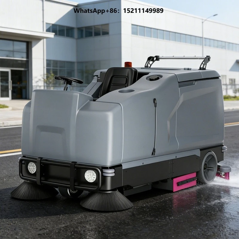 Floor Scrubber Machine Battery Operated Autonomous Industrial Commerical Floor Sweeper