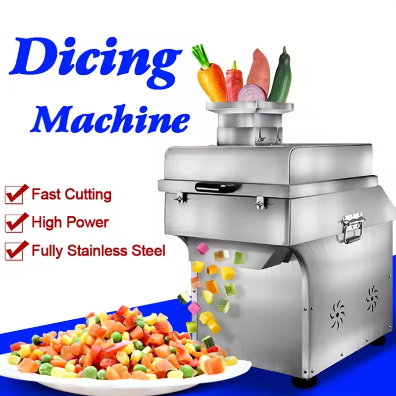 Fully Automatic Vegetable Cutter Potato And Taro Slicer Electric Vegetable Dicer