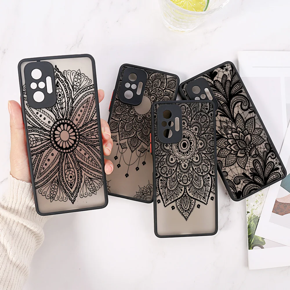 Mandala Case For Xiaomi Redmi Note 10 Pro Funda Redmi Note 11 9 8 9s 10s 9T Poco X5 Pro F3 X3 NFC X4 GT 12 11 Lite 12T 11T Cover