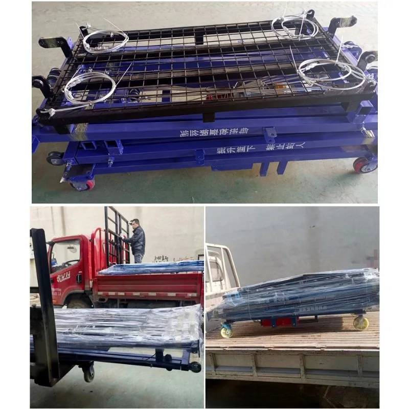 300KG 500KG Automatic Mobile Telescopic Frame Electric Lifting 2m 3m 6m 8m 10m Ladder For Construction Handling Transport