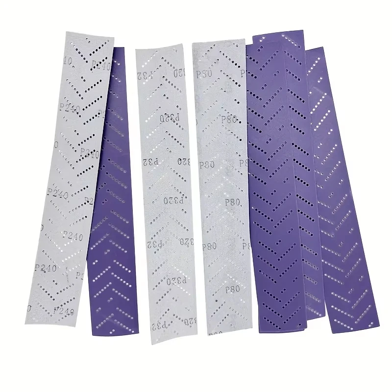 70*400MM langes lila Keramik-Schleifpapier zum Schleifen und Polieren von Autos, Beflockungsschleifpapier, Schleifmittel 80/120/180/240/320 – Detail 4