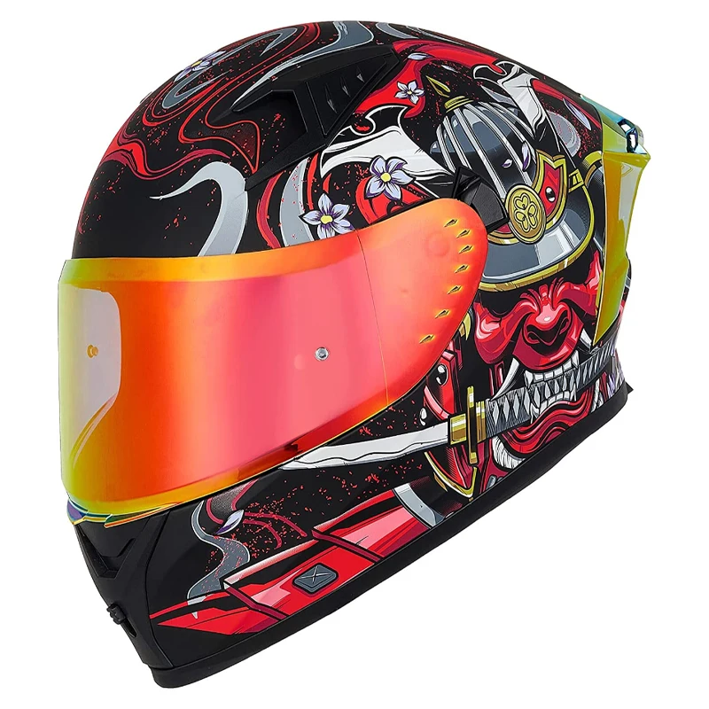 Penutup Helm ILM Cocok untuk Model ILM-Z501 Lensa Helm Warna-warni Asap Transparan