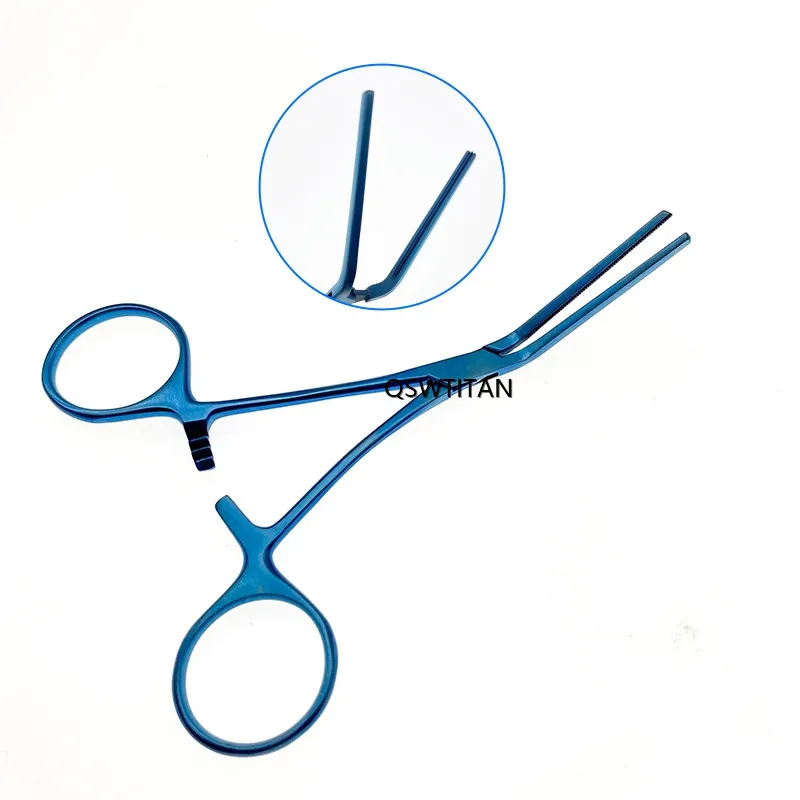 Titanium Atraumatic Clamp Notched Vascular Clamp Forceps Neurosurgical Surgical Instrument