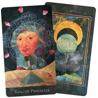 10.3*6cm The RainShadow Tarot A 78-card Deck of Original Paintings and Hand-cut Collage Artworks Illustrating The Tarot