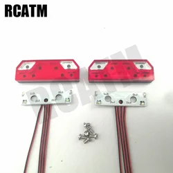 Metalowe światło tylne LED PCB do 1/14 Tamiya RC Truck Trailer Wywrotka Man 620 1851 3363 56360 DIY Parts