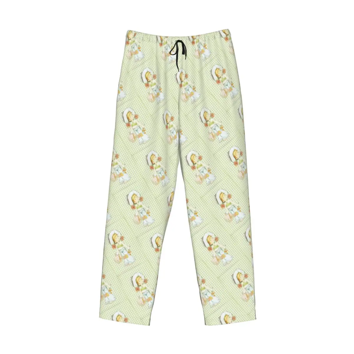 Custom Sarah Kay Manga Pajama Pants for Men Children's Painter Lounge Sleep Stretch Sleepwear Bottoms with Pockets view 3