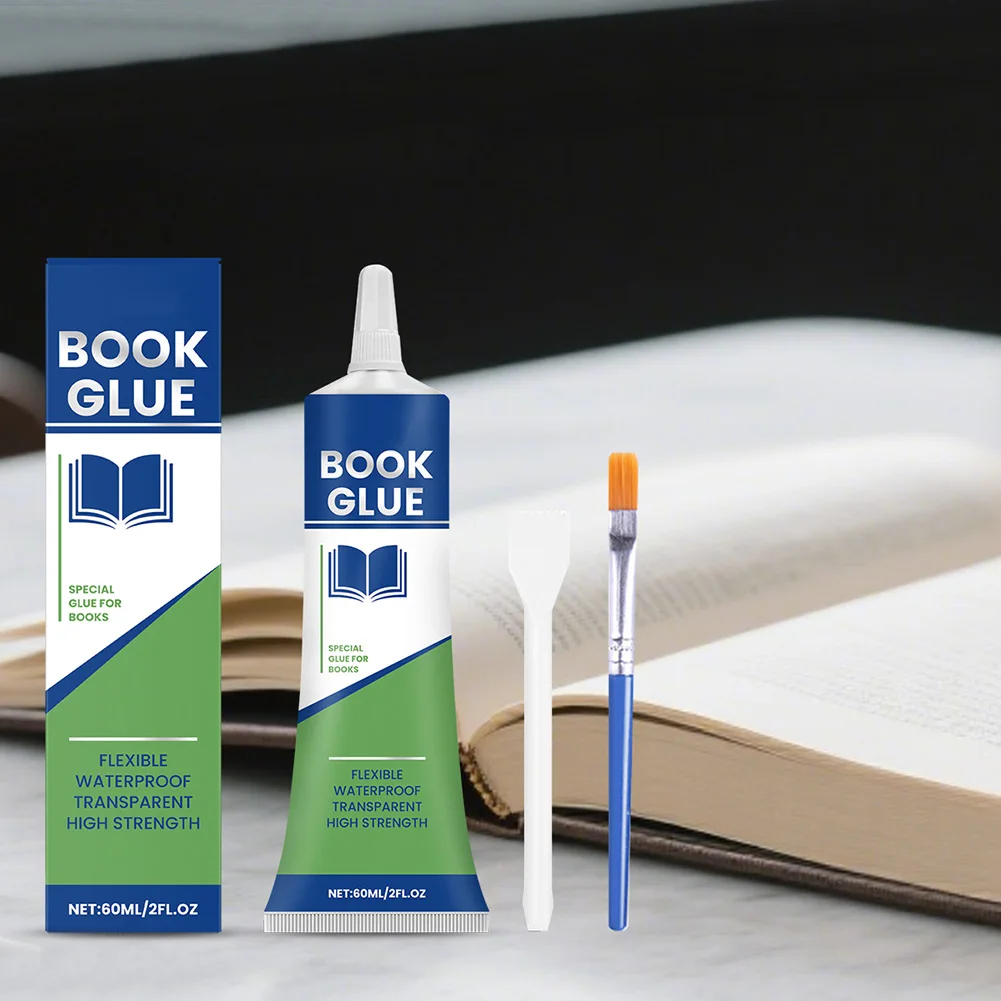 Professional Book Repair Glue Durable Adhesive for Restoring Dust Jackets and Repairing Torn Pages Suitable for Book Enthusiasts