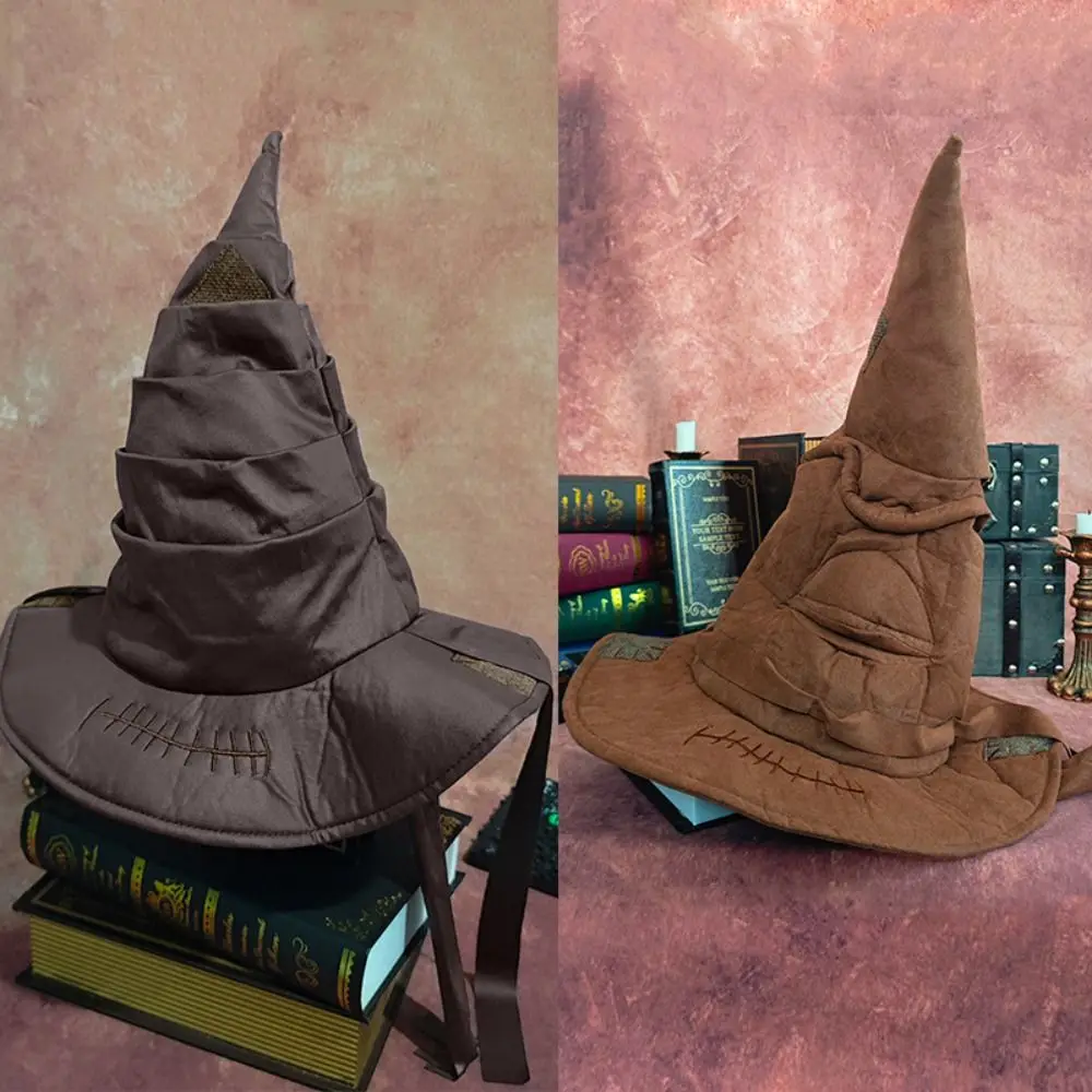 Fashion Party Halloween Sorcerer Hat Portable Vintage Witch Hat Masquerade Cap