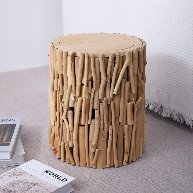 Waste Wood Wastebaskets Recycling Luxury Art Trash Bathroom Outdoor Litter Bins Office Kitchen Lid Trash Camping Cans Mini