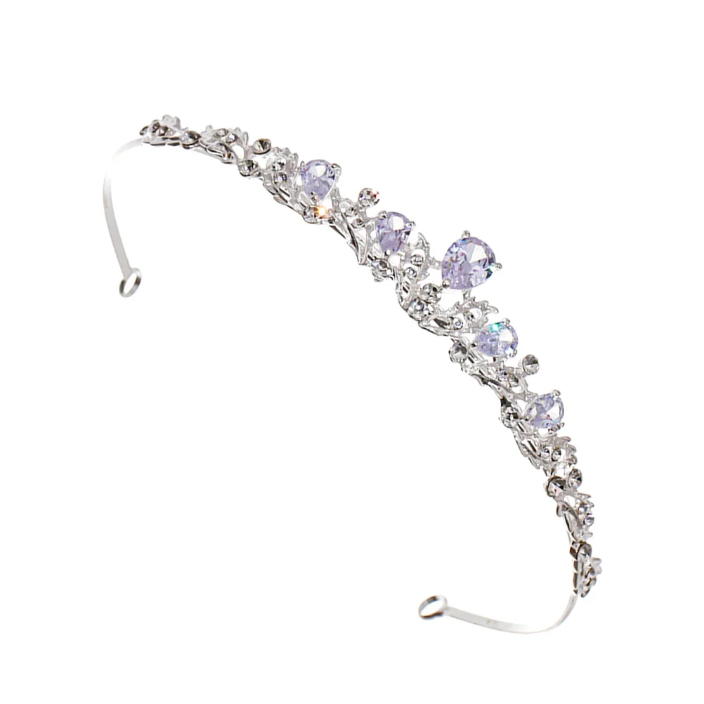 فلاش الماس تاج صغير الزفاف حجر الراين غطاء الرأس أنيقة الزفاف الشعر التبعي للعروس وصيفه الشرف الطرف الديكور