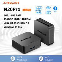 Teclast N20 Pro, Mini PC Computer, for Intel N95, 8GB + 256GB, 16GB + 512GB, 16GB + 1TB, Windows 11 Pro, support 4K Display * 3, Type C