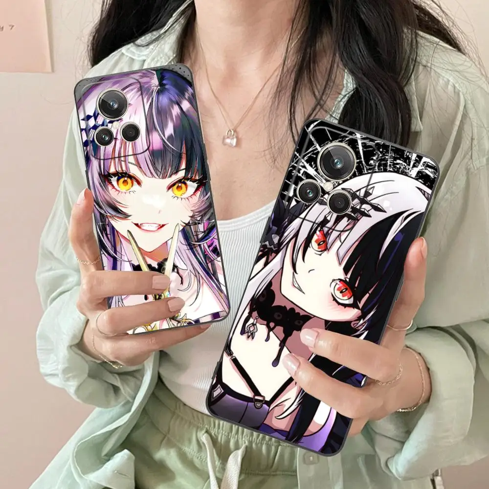 

Holo Shiori Novella Phone Case for Realme 15 14 13 12 11 10 9 Pro Plus T i Lite 5G Soft TPU Shockproof Cover