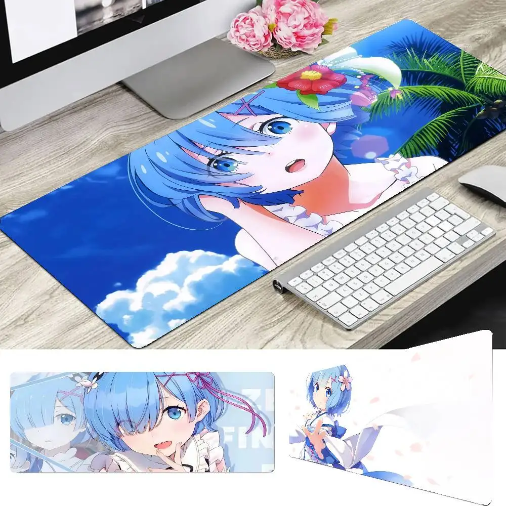 Re Life In A Different World From Zero Mousepad Non-slip Suitable For Office Computers Laptops E-sports Game Desk Mats XXL Keyb