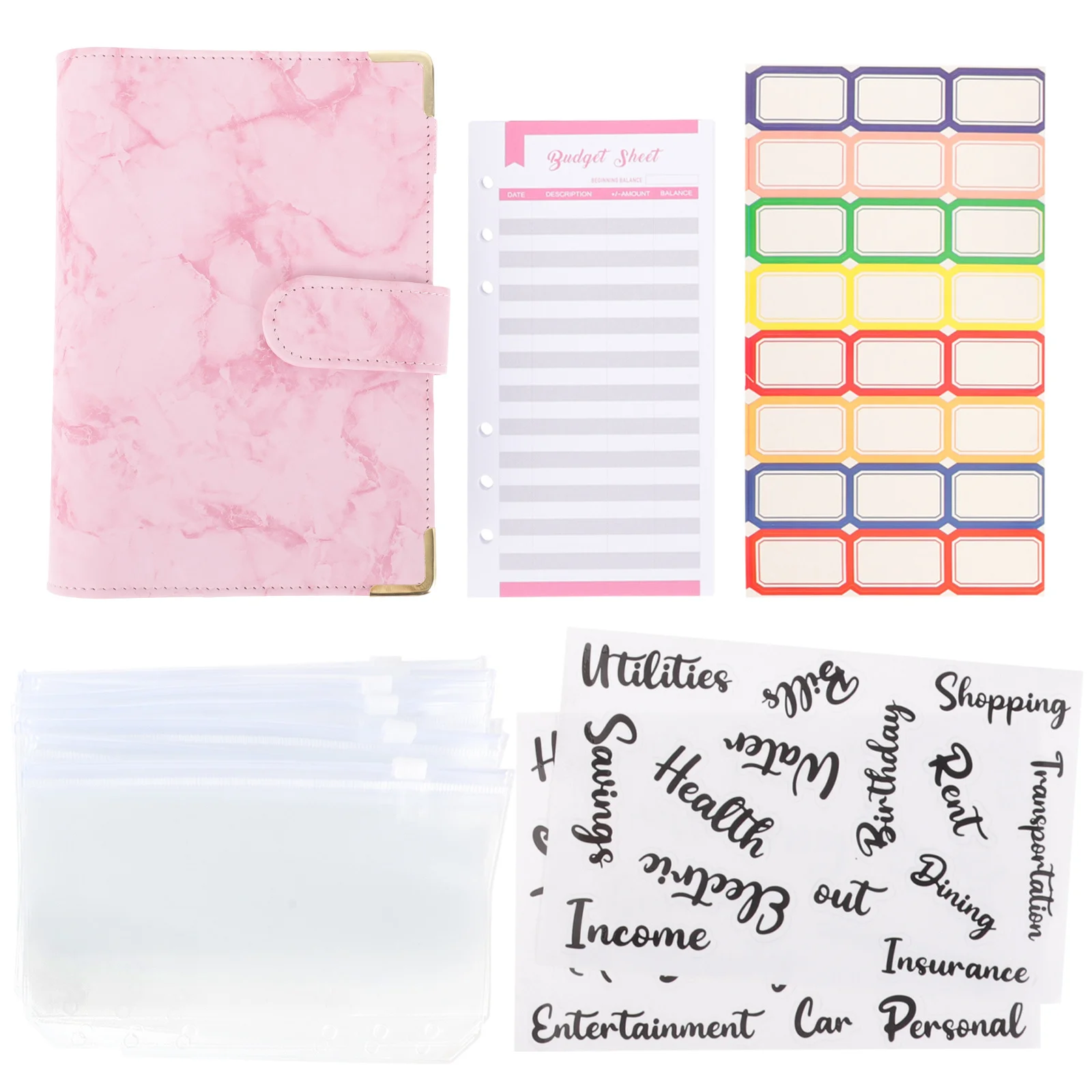 

Бюджетная папка для записей денег, блокнот, конверты на молнии, бюджетная папка для планирования бюджетных листов для самостоятельного изготовления