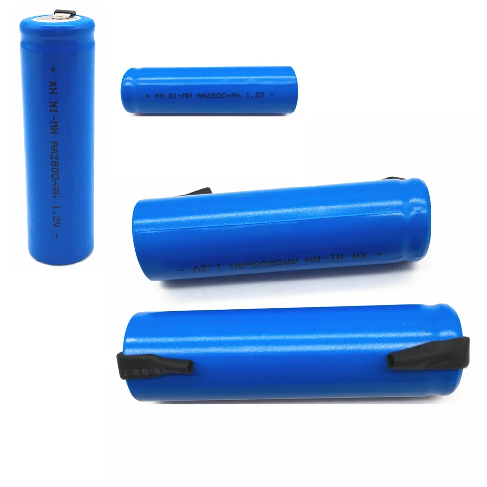 Batteria AA ni-mh da 1.2v batteria ricaricabile AA da 2600mah per microfono telecomandato e altri prodotti elettronici