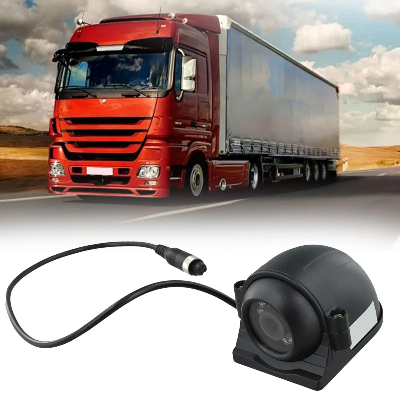 Auto Accessory Fisheye Lens 170 Wide Angle Waterproof Design High Definition Video Non-Deformable Quick Installation