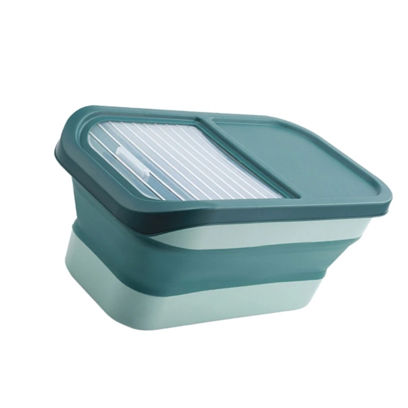 

Space Saving Rice Container Foldable Storage Box for Kitchen and Outdoor Use