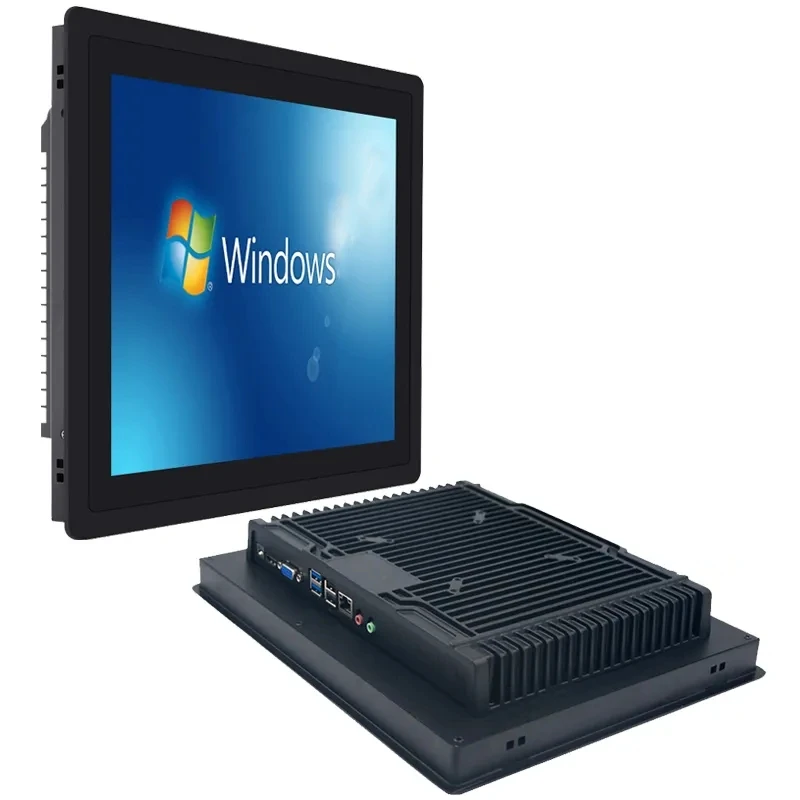 13.3 15.6 21.5 Inch Fanless Embedded Industrial Touches Panel Pc I3 I5 I7 RS232 RS485 GPIO Touch Screen All in One Industrial PC