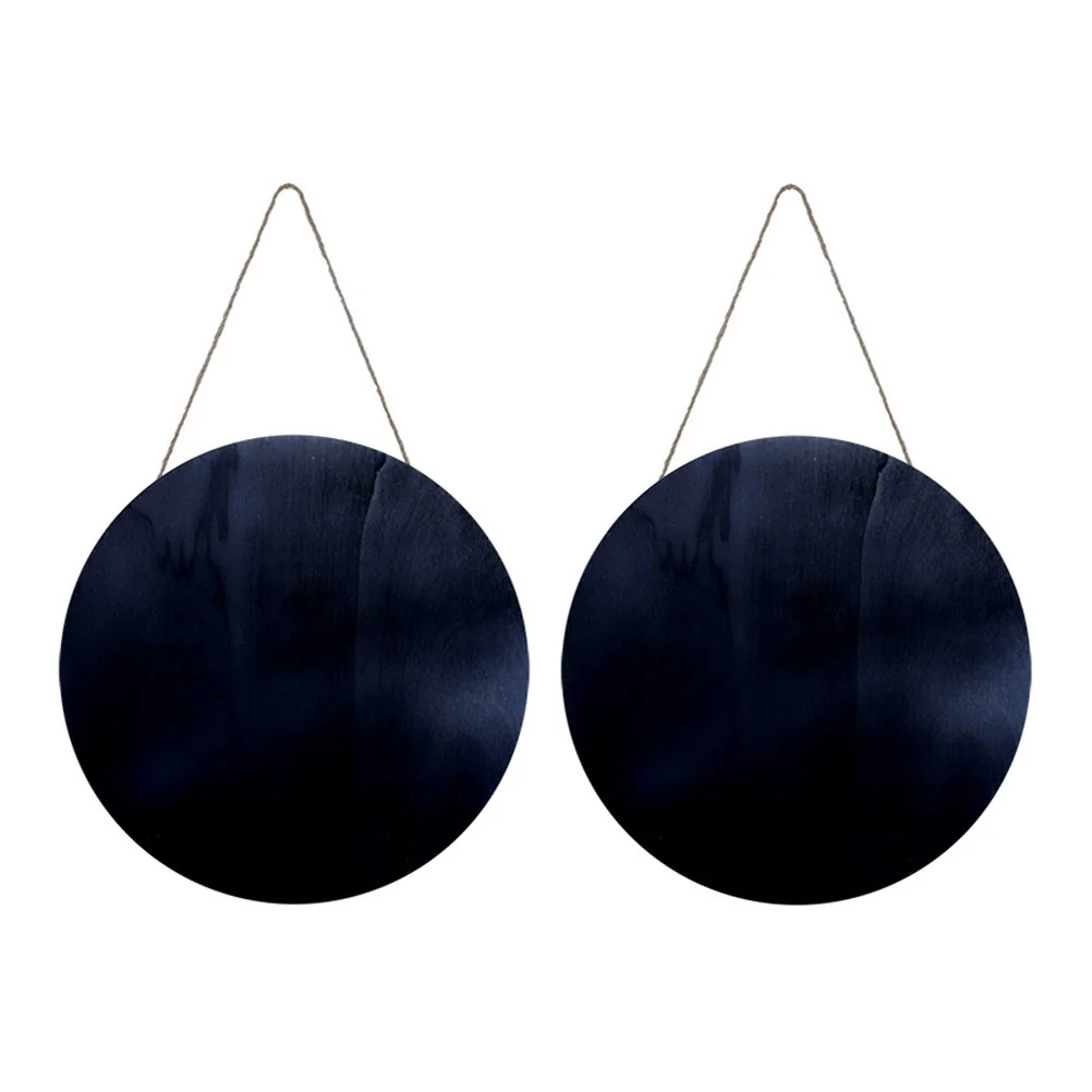 

2pcs Diy Wooden Door Sign Wood Blank Painting Ornament Party Decor Hanging Craft Welcome Pendant Festival Home Adornment Durable