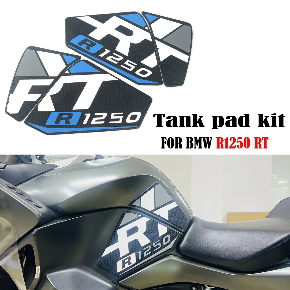 

New Motorcycle Anti-Slip Side Fuel Oil Tank Pad Protector Decals Sticker Pads For BMW R1250 RT r1250rt r1250 rt