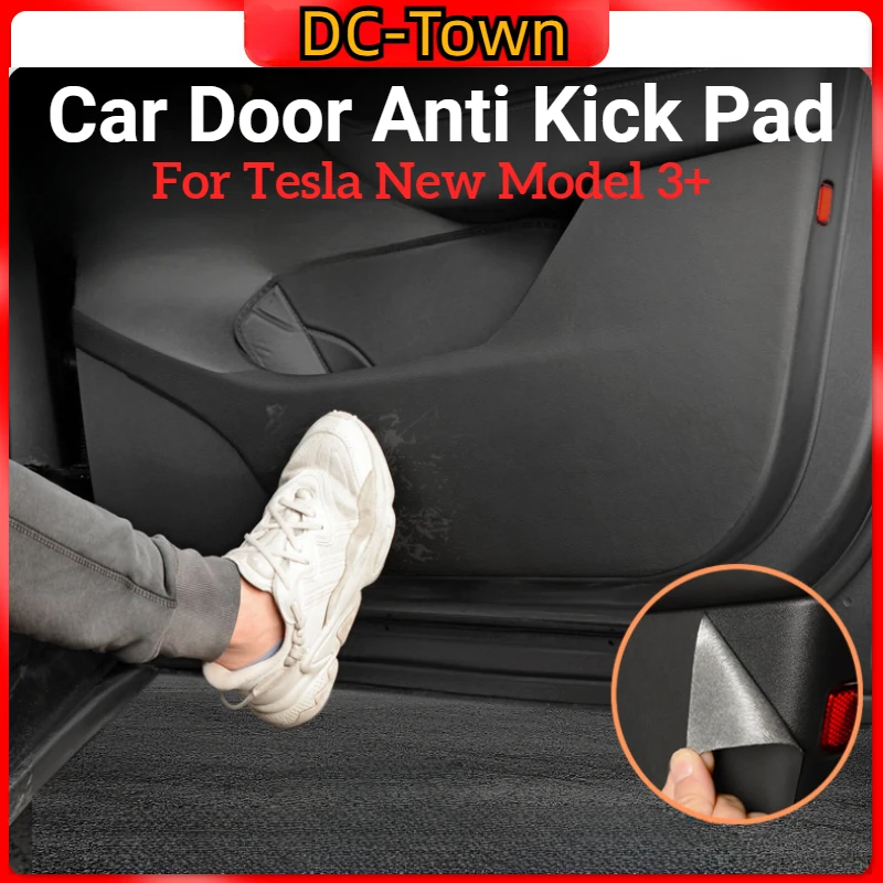 

Door Anti Kick Pad for Tesla Model 3+ Car Door Sill Anti Kick Pad Protection Side Edge Film Protector New Model3 Highland 2024