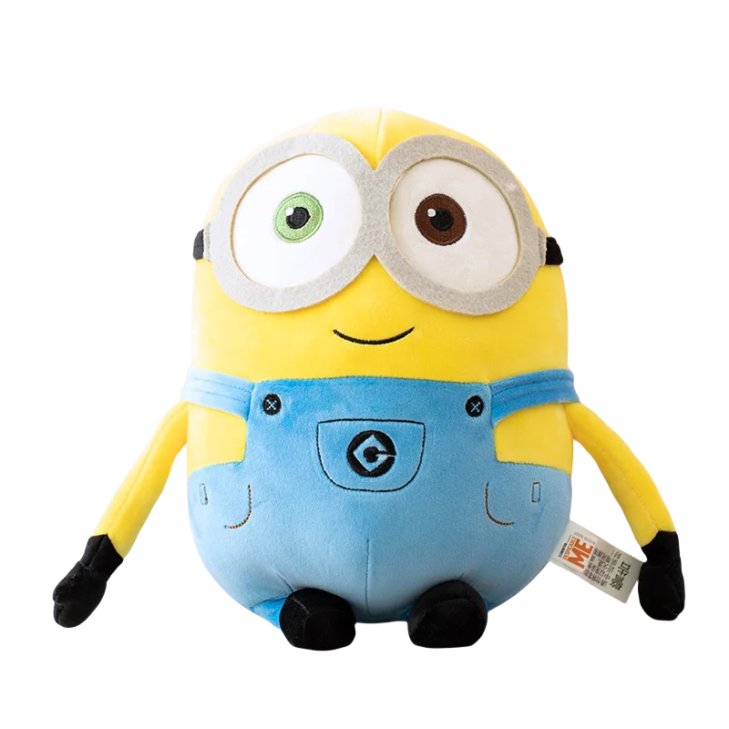 Movie Periphery Yellow Plush Pillow Bob Plush Stuart Stuffed Toys In Jeans Soft Dolls Kawaii Room Decor Kids Xmas Birthday Gift