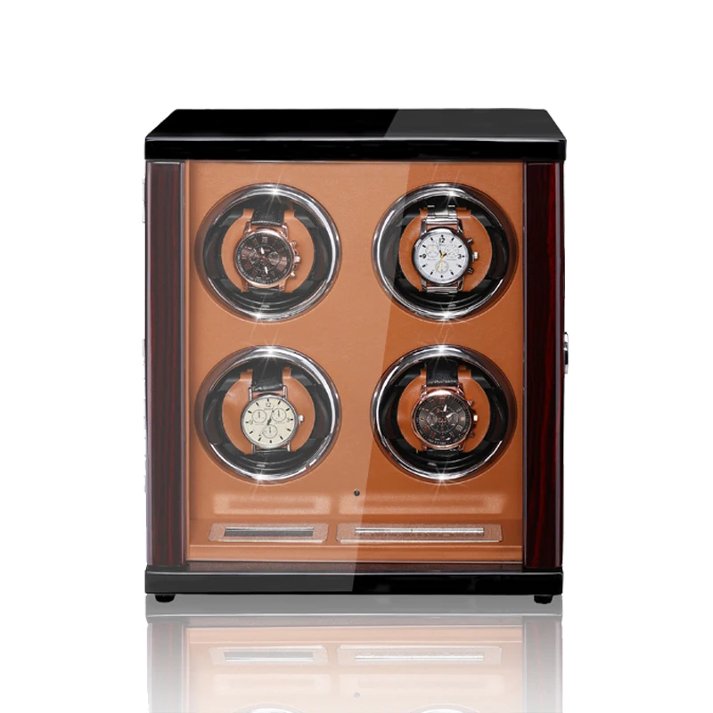 Embers Automatic Wooden Watch Winder Super Luxury 2,3,4,6,9,12,18,24 Slots Touch Screen Control 2022 New