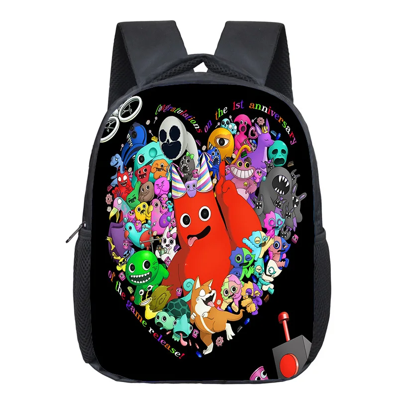 12inch Banban Garden Child Backpack Manga Boy Girl Casual Game Oxford Schoolbag DIY Fashion Student Bag for School