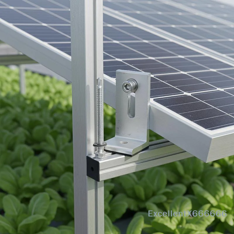 Aluminum L Type Solar Panel Mounting Bracket Weatherproof for RV Camper Boat Off Roof Solar System Installation
