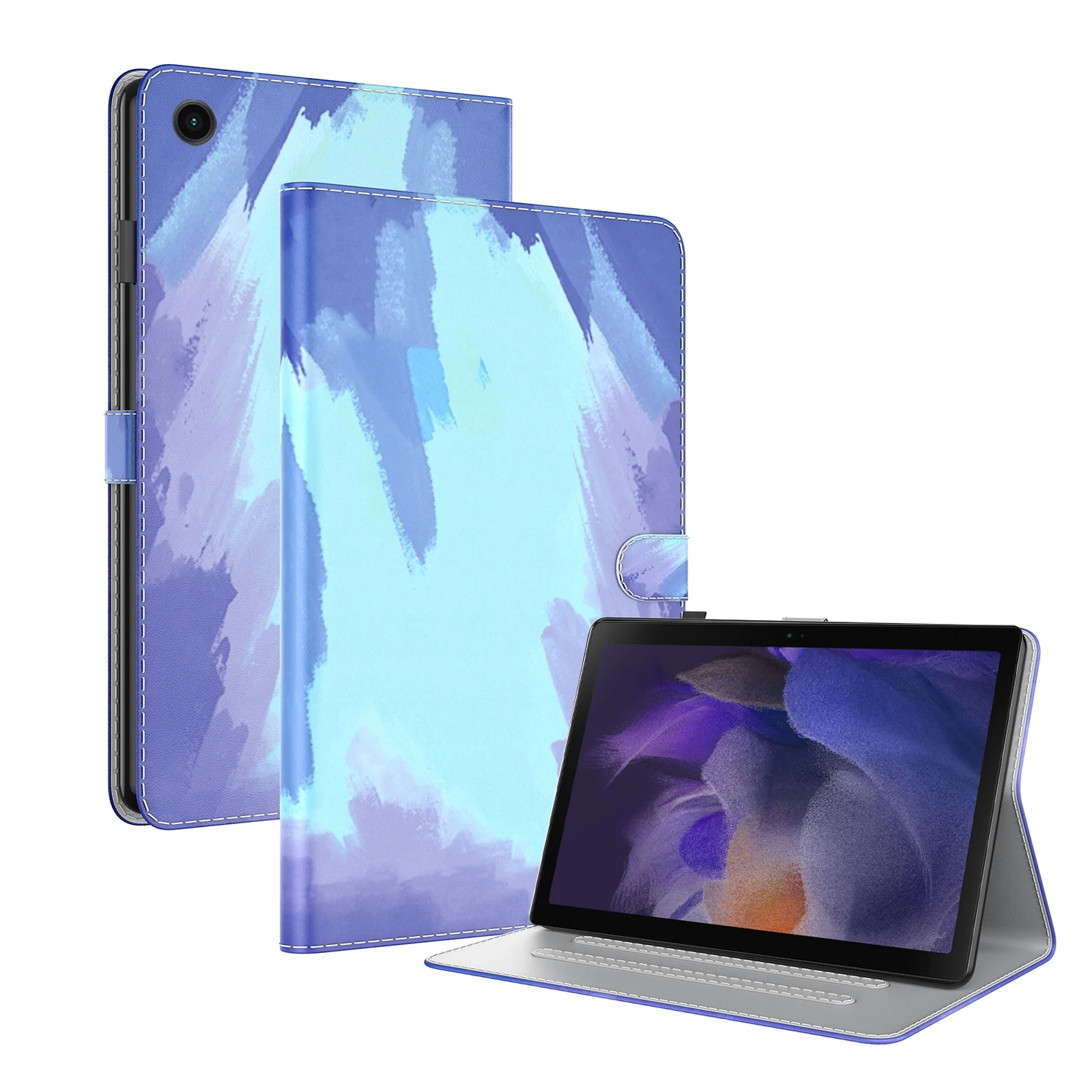 

Кожаный акварельный чехол для Samsung Galaxy Tab A9 Plus 11 2023, SM-X210 SM-X215, чехол для планшета Samsung Galaxy Tab A9 8,7 X110