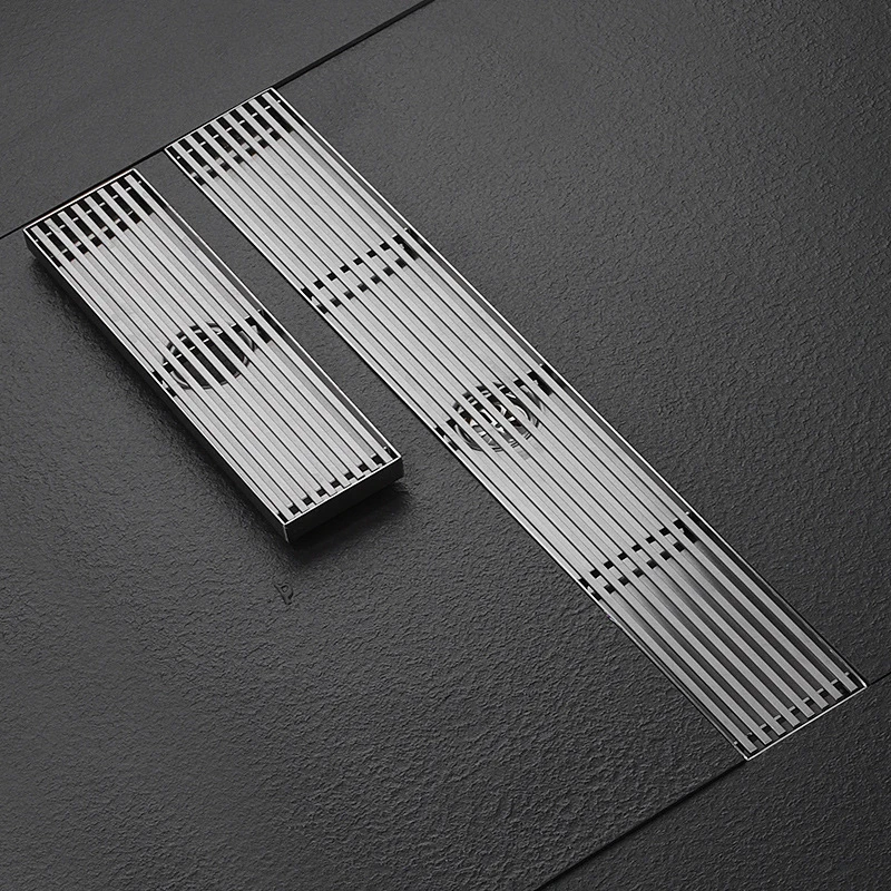 Widened water guide strip floor drain, bathroom shower room toilet floor drain