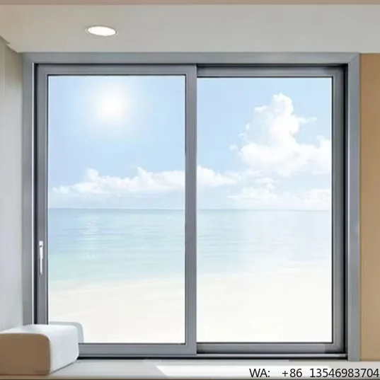

2025 Black Aluminum Alloy Casement Window Frame Fixed Open Style for Home Use & Hurricane Resistant