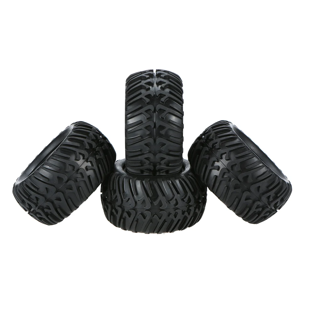 128MM 1/10 RC Monster Truck Buggy Tire Tyre Wheel Foam Inserts 12mm Hex for Traxxas Arrma Redcat HSP HPI Tamiya Kyosho