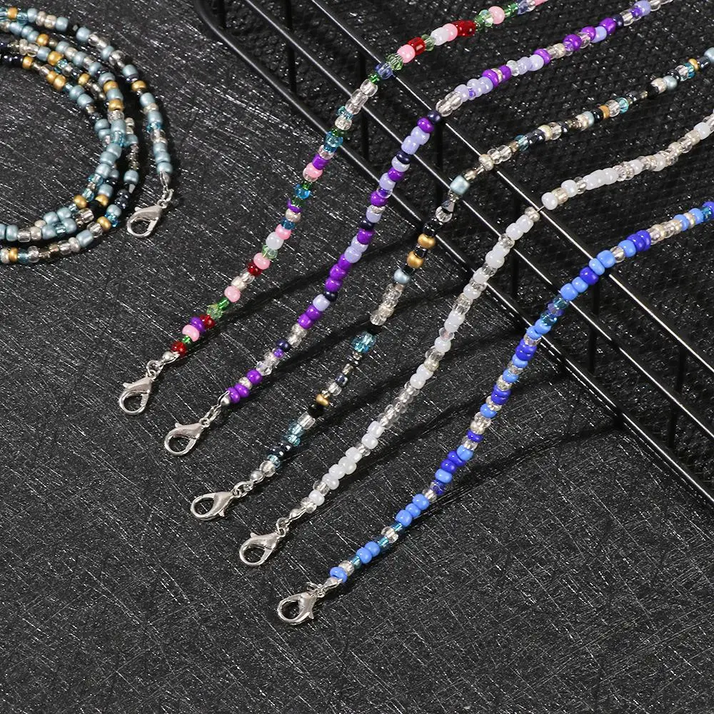 1pc Acrylic Beaded Chain Lanyards Eyeglasses Reading Glasses Cord Holder Neck Straps Anti-lost Extender 50/70 cm