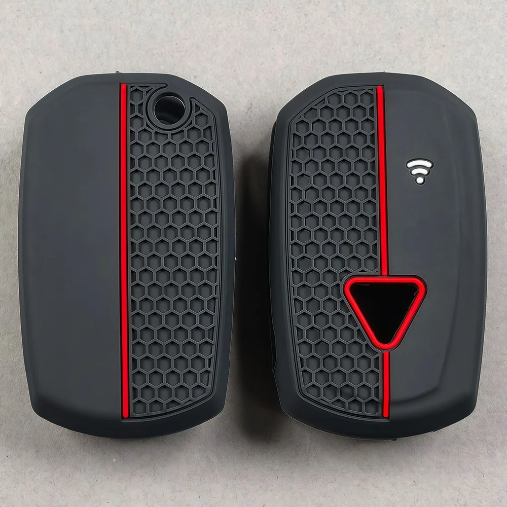 Silicone Motorcycle Key Case Holder Key Cover For Triumph Scrambler XE XC 1200 Tiger 900 Rally GT Rocket 3 ABS 2018-2025