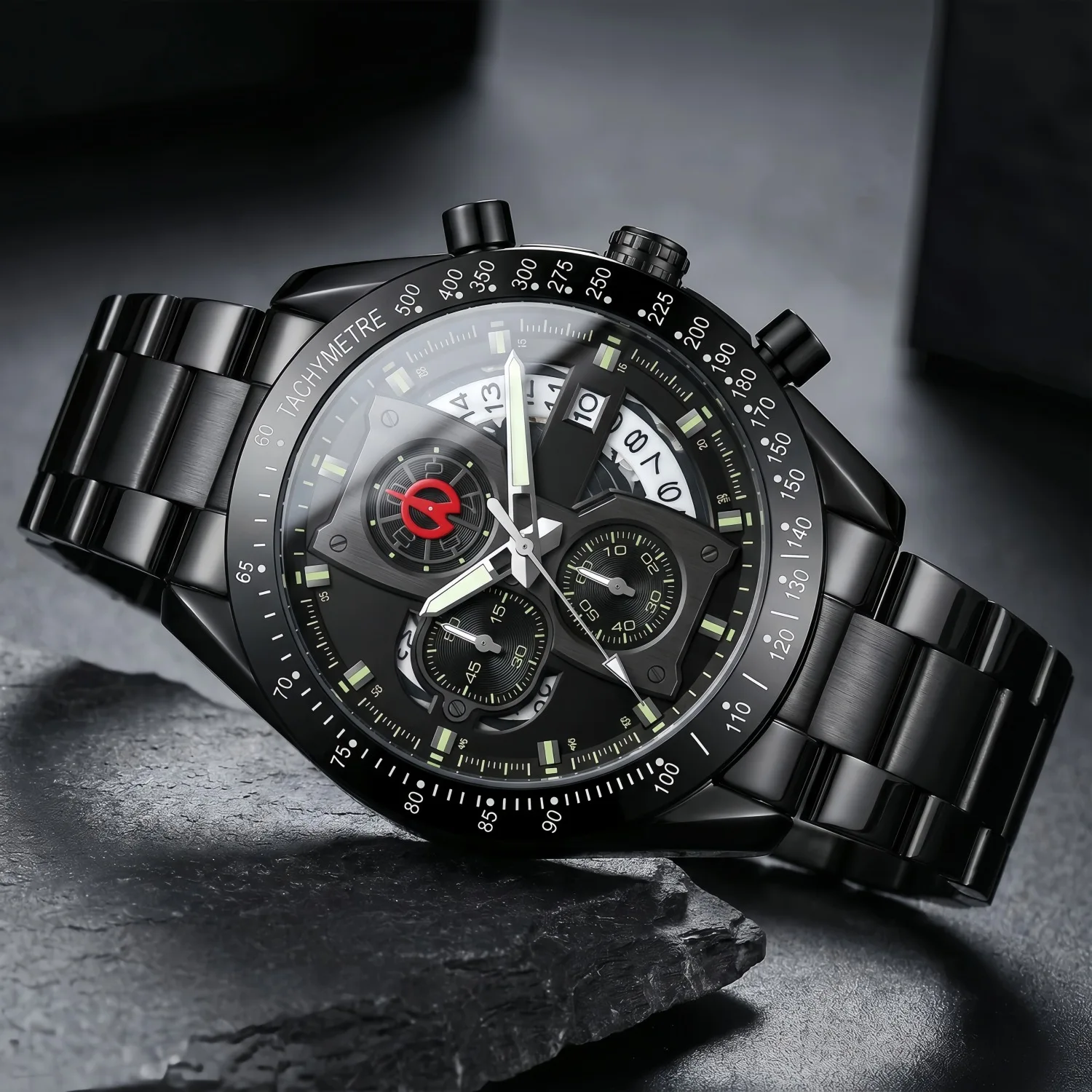 ONOLA Brand Popular Business Casual Men Watch Fashionable Multifunctional Small Three Pin Date Quartz Steel Strip Watche for Men