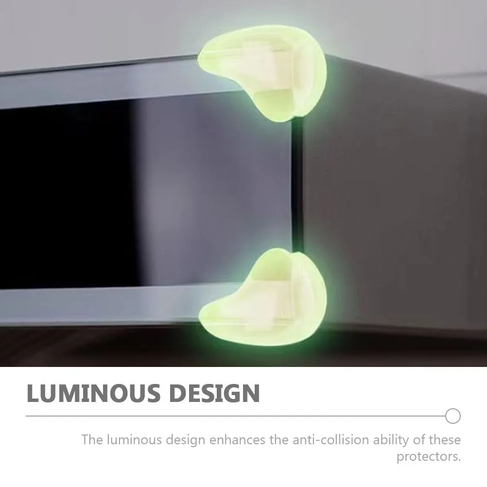 

10Pcs Night Glow Corner Protectors Baby Proof Durable PVC Corner Guards Furniture Table Edge Covers Protective Anti-Collision