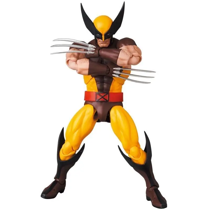 Ct Toys Maf138 Wolverine Figure X-Men Brown Comic Wolverine Action Figures Anime Mafex 138 KO Figurine PVC Collection Model Gift