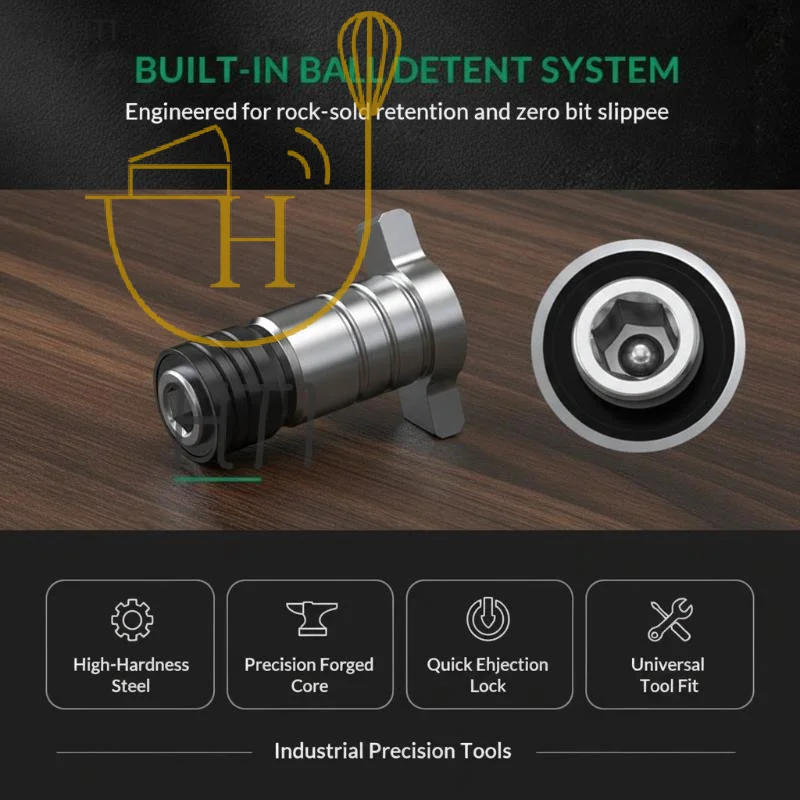 Electric Brushless Impact Wrench Adapter Wear Resistant Drill Bit Conversion Head for Furniture Assembly Household Repair