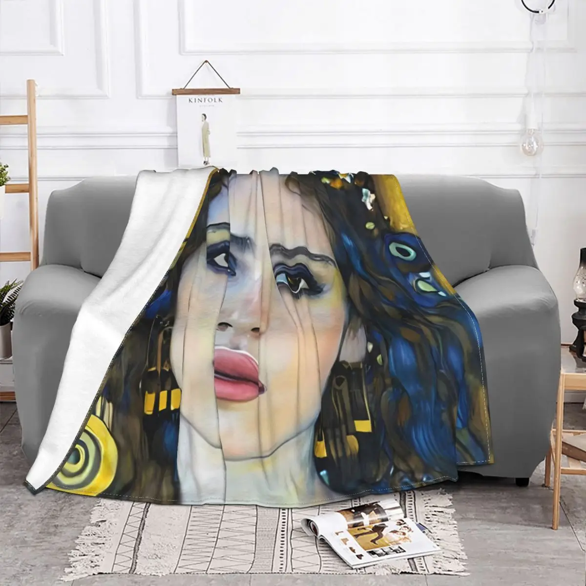 Goddess Of Victory Blanket The Kiss By Gustav Klimt Movie Fleece Velvet All Season Thin Throw Blankets For Office Rug Piece