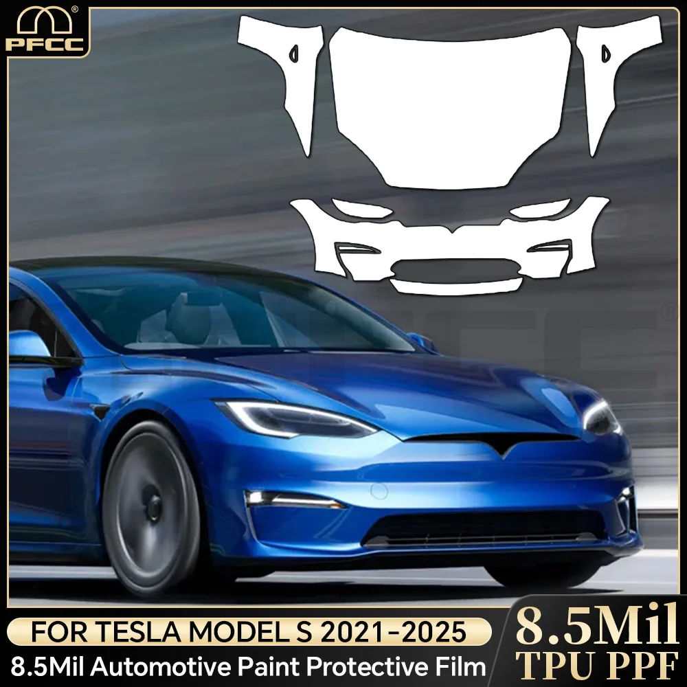 

Pre-cut Clear PPF For Tesla Model S Plaid 21-26 TPU Paint Protection Film Car Body Anti-Scratch Resistant Invisible Repairable