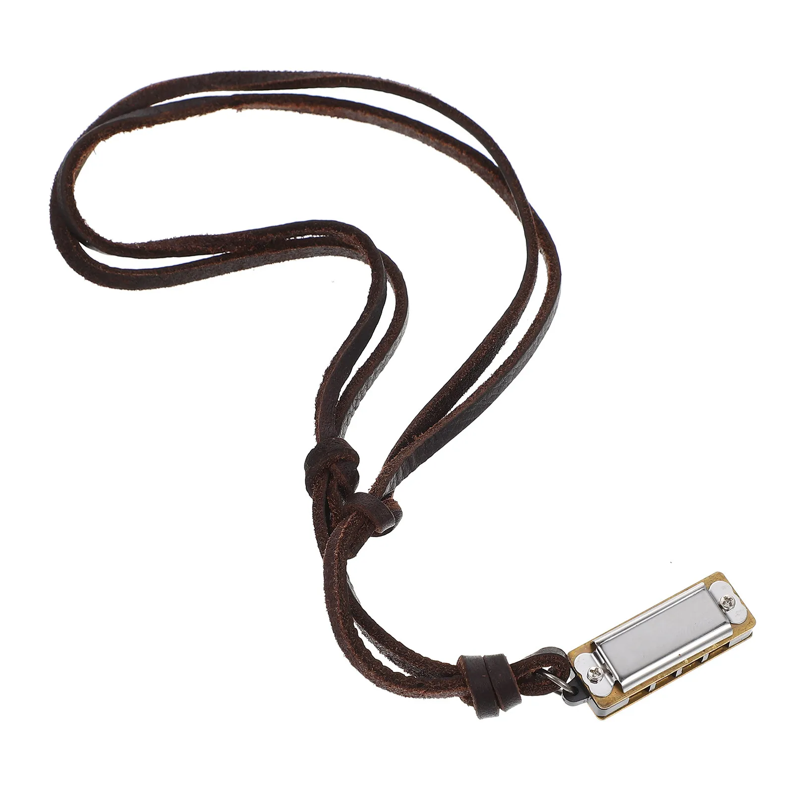 Harmonica Necklace Pendant Creative Miniature Harmonicas for Beginners Musical Instrument Jewelry 's Music Learning