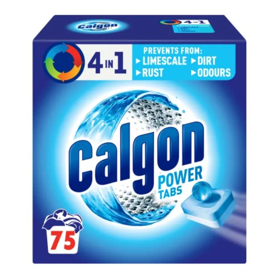 

Таблетки Calgon 4-в-1 для чистки стиральных машин и смягчения воды: удаляют накипь, грязь, ржавчину и неприятные запахи, глубокая очистка X