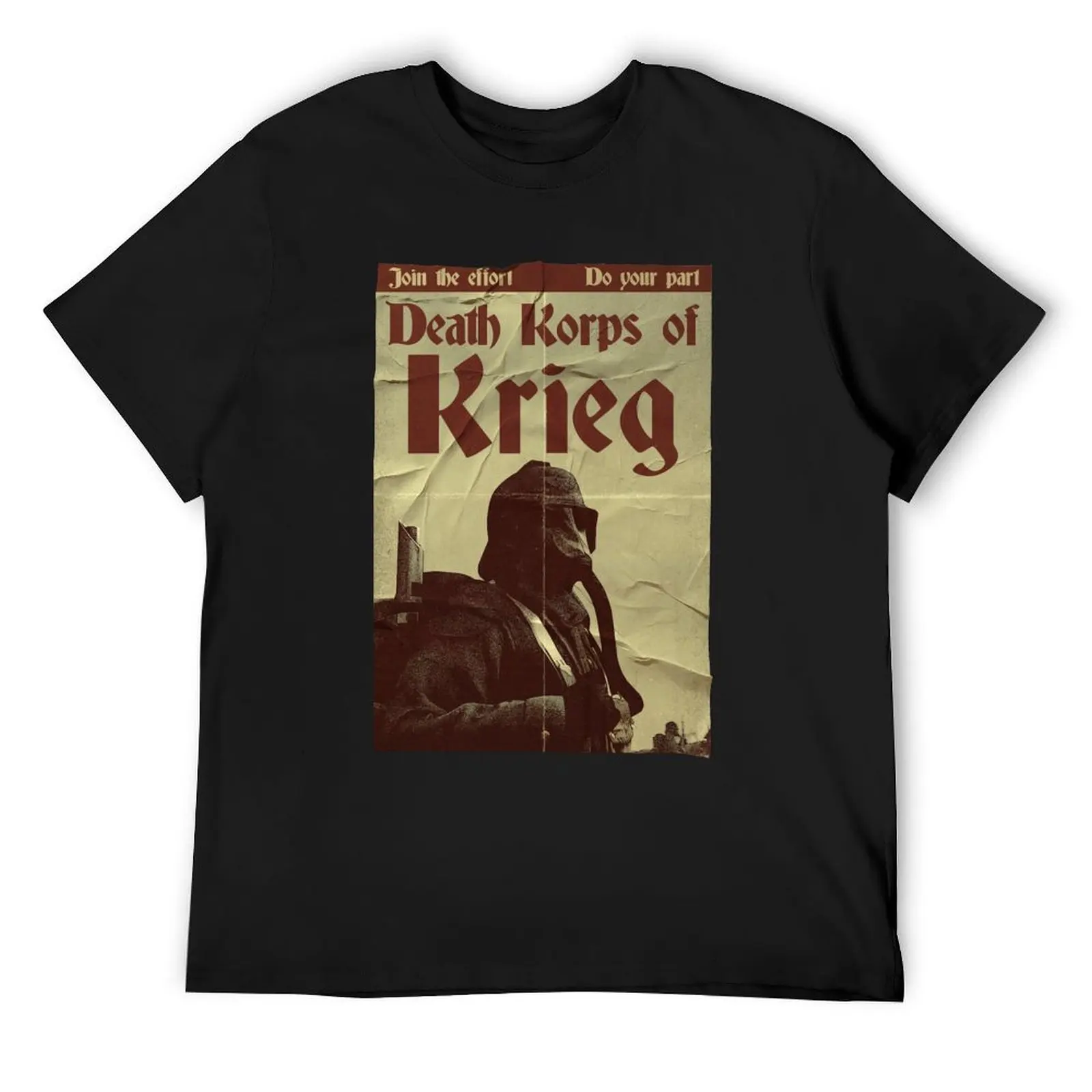 Death Korps recruitment T-Shirt anime tshirt vintage t shirts plus size clothes cute tops t shirts for men graphic