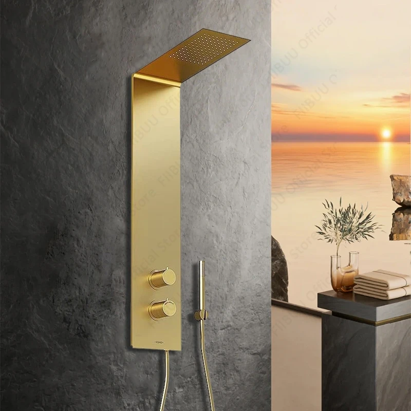 

Дождевая душевая система из нержавеющей стали 304, настенный душевой набор высокого давления, большая насадка для душа, новые аксессуары для ванной комнаты